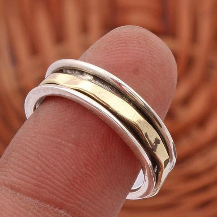 Spinner Ring, 925 Sterling Silver Spin Ring