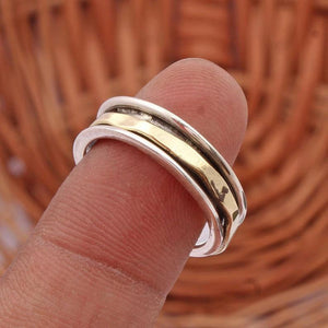 Spinner Ring, 925 Sterling Silver Spin Ring