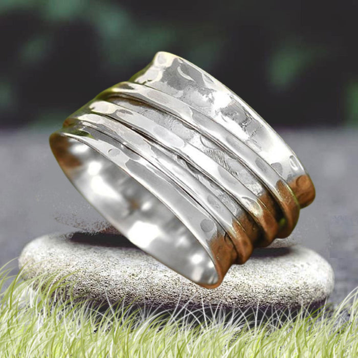 Spinner Ring, 925 Sterling Silver Spin Ring