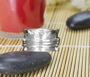 Spinner Ring, 925 Sterling Silver Spin Ring