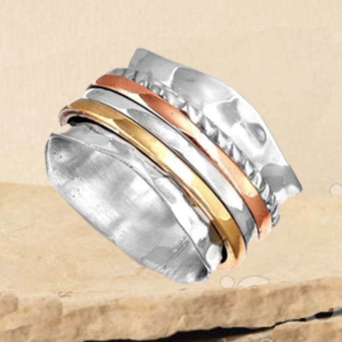 Spinner Ring, 925 Sterling Silver Spin Ring